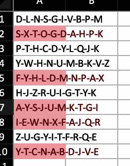 Contains text conditional formatting